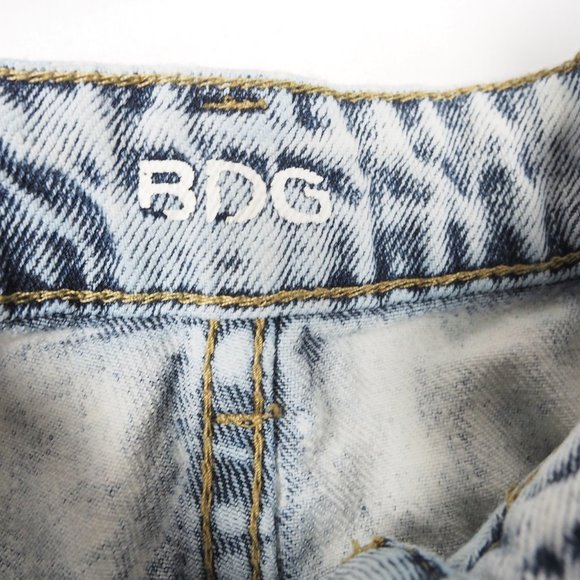 BDG High Rise Lou Hi-low Shorts - Picture 3 of 5